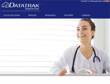 Tablet Screenshot of datatrak.com